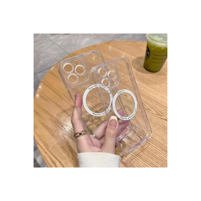 İphone 14 Pro Magsafe Uyumlu Şeffaf Kapak