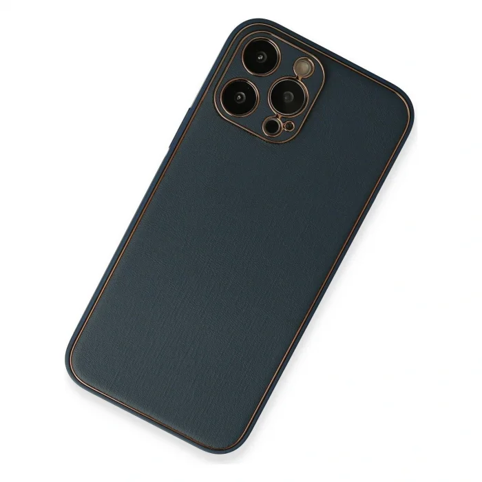 İphone 14 Pro Max Deri Görünümlü Coco Telefon Kılıfı