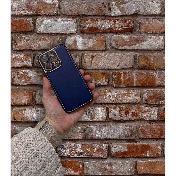 İphone 14 Pro Max Deri Görünümlü Coco Telefon Kılıfı