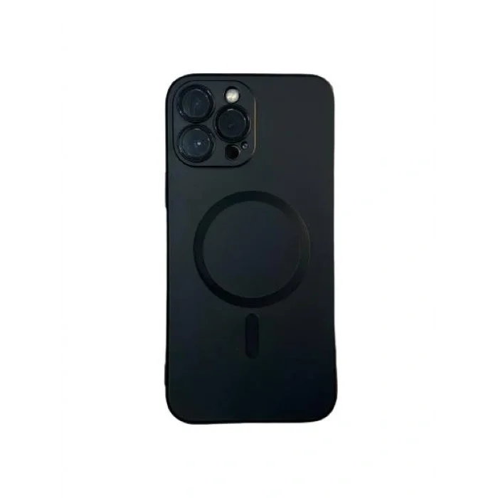 İphone 14 Pro Max Metalic Magsafe Silikon Kılıf