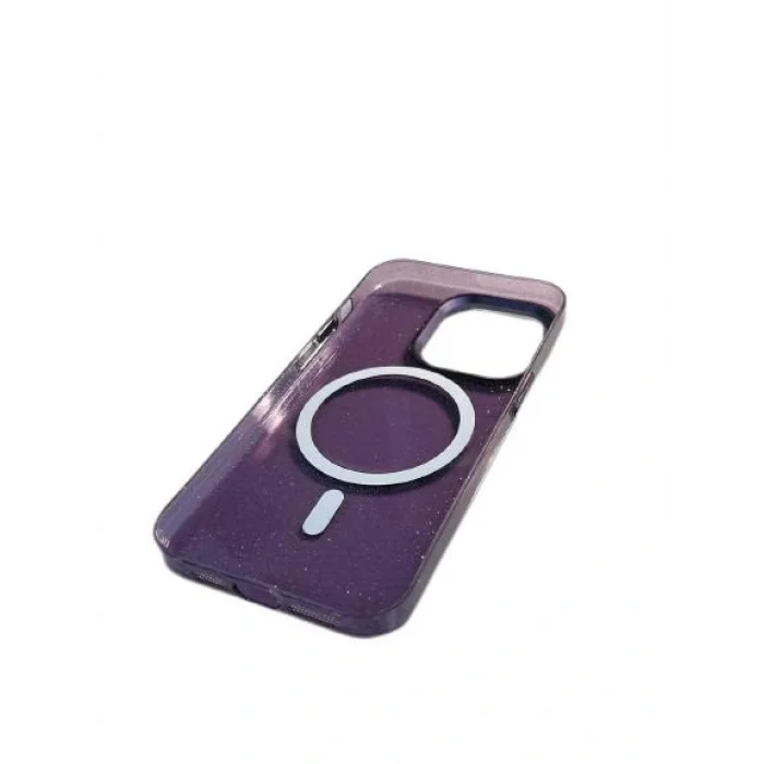 İphone 14 Pro Max Pixel Simli Sert Magsafe Telefon Kılıfı Kılıf