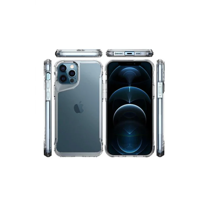 İphone 14 Pro Max T-Max Şeffaf Silikon Telefon Kılıfı