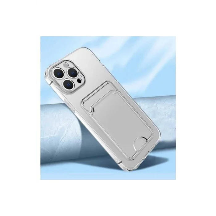 İphone 14 Pro Şeffaf Kartlıklı Kapak-Kılıf