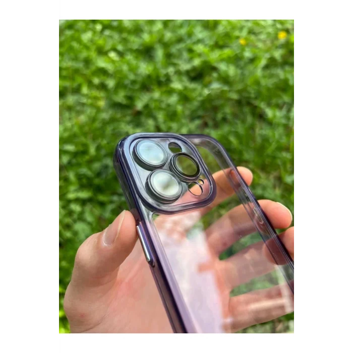 İphone 14 Pro Sp Lens Korumalı Silikon Telefon Kılıfı