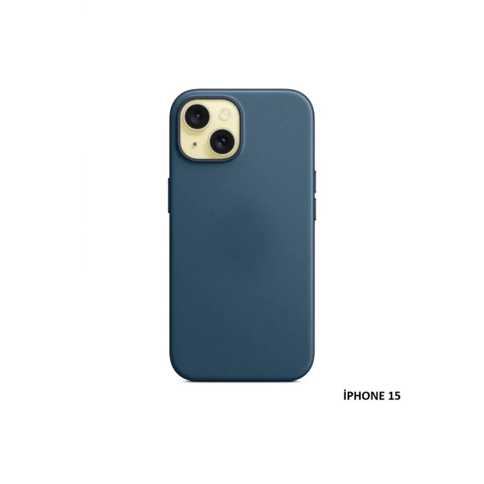 iPhone 15 için MagSafe özellikli Mikro Dokuma Kılıf