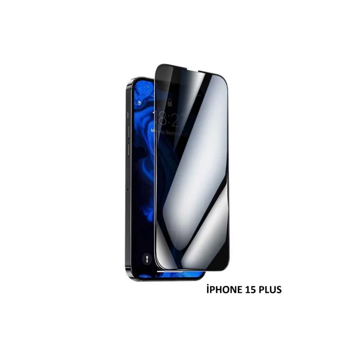 İphone 15 Plus Anti Statik Tam Kaplayan Hayalet Kırılmaz Cam