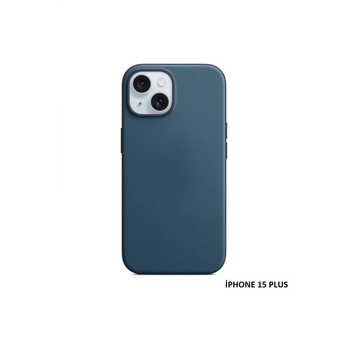 iPhone 15 Plus için MagSafe özellikli Mikro Dokuma Kılıf