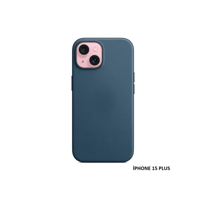 iPhone 15 Plus için MagSafe özellikli Mikro Dokuma Kılıf