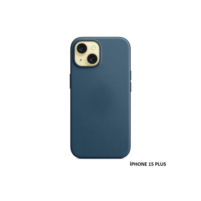 iPhone 15 Plus için MagSafe özellikli Mikro Dokuma Kılıf