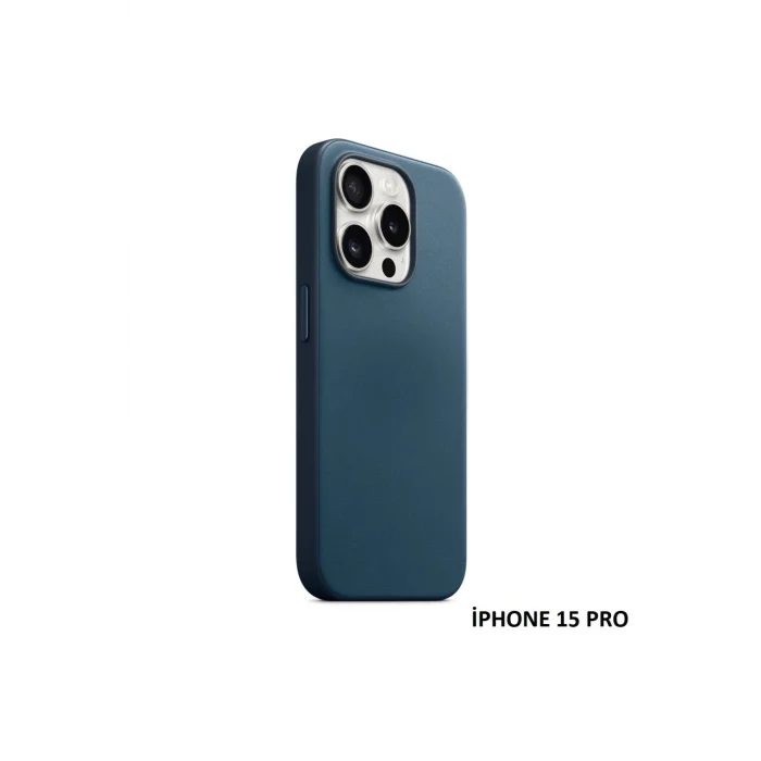 iPhone 15 Pro Max için MagSafe özellikli Mikro Dokuma Kılıf