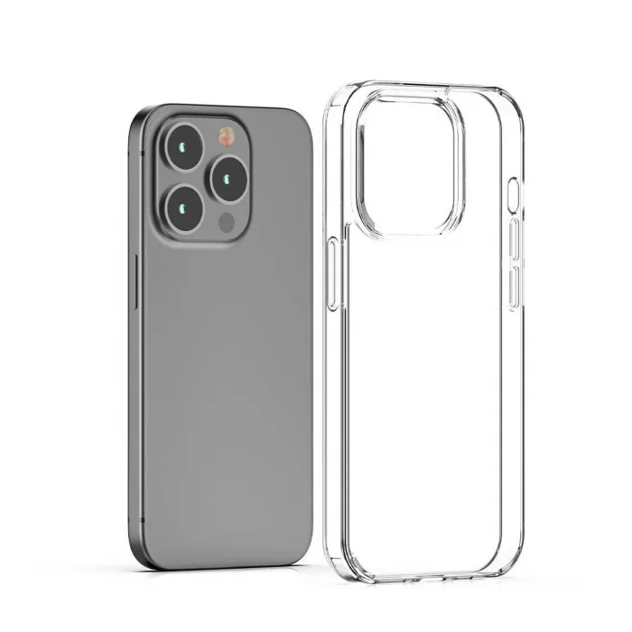 İphone 15 Pro Max Sert Şeffaf Telefon Kılıfı