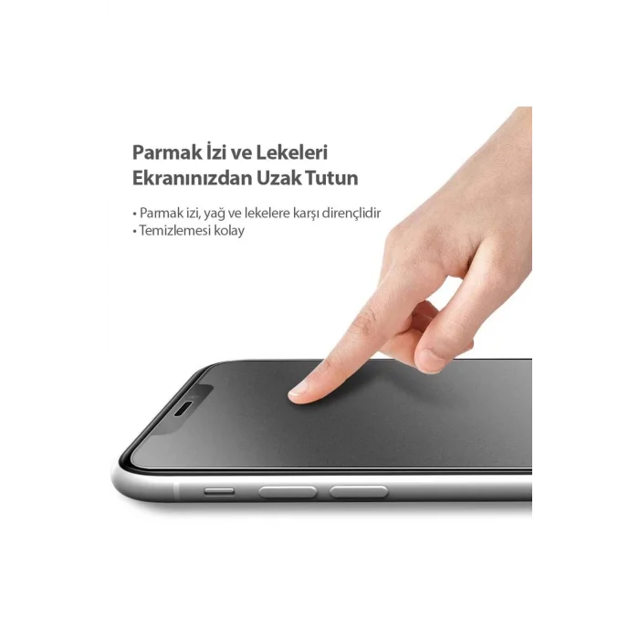 İphone 15 Pro Uyumlu Mat Hayalet Nano Cep Telefonu Ekran Koruyucu