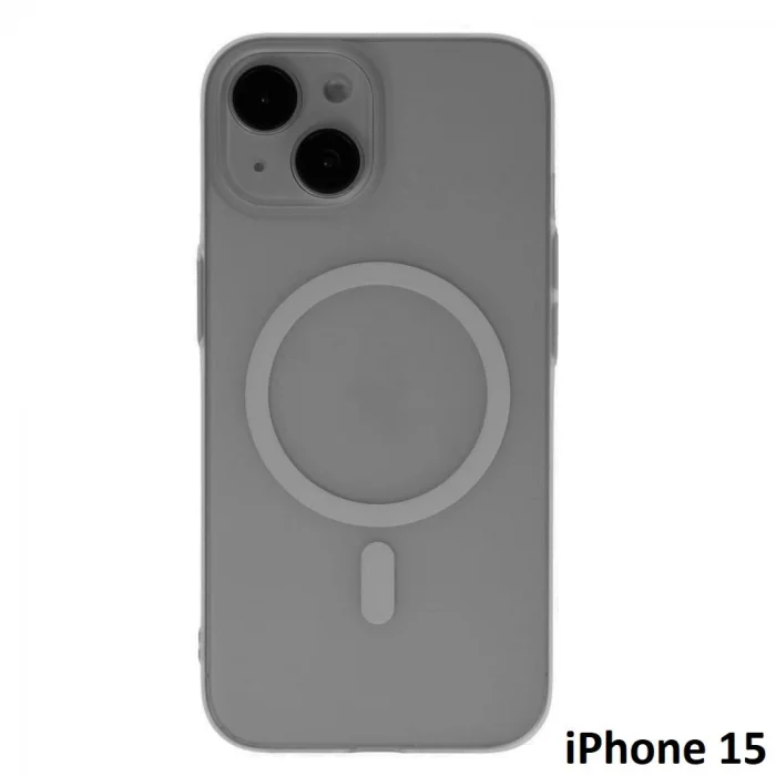 İphone 15 Tuna Buzlu Sert İnce Magsafe Telefon Kılıfı