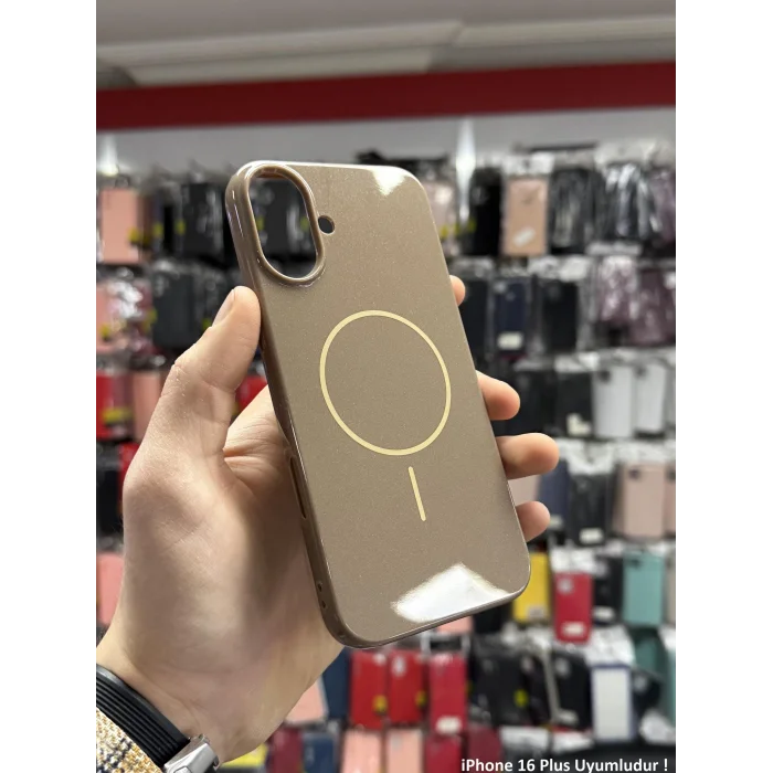 İphone 16 Plus Uyumlu Premium Özel Seri Magsafe Think Kılıf