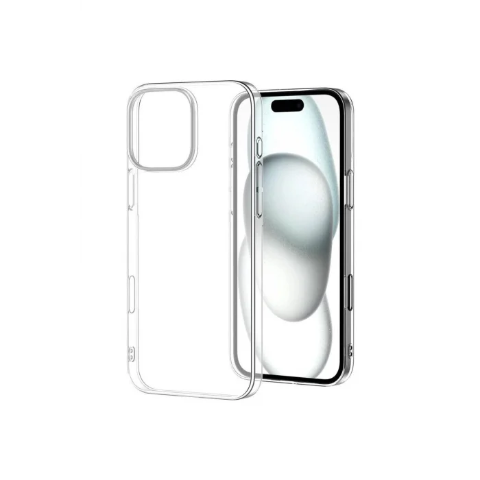 İphone 16 Pro Kılıf Süper Şeffaf Silikon Kapak