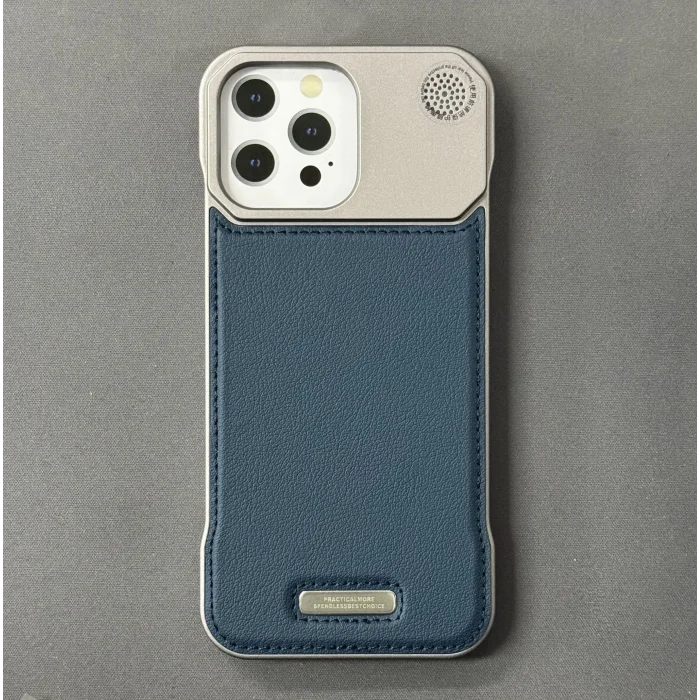 iPhone 16 Pro Max Parfümlü Koku Hazneli MagSafe Uyumlu Deri Kılıf