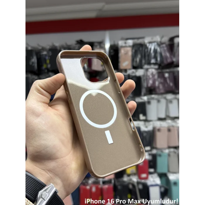 İphone 16 Pro Max Uyumlu Premium Özel Seri Magsafe Think Kılıf