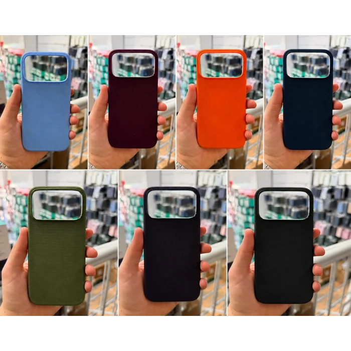 iPhone 17 Pro Max - 18 Pro Max Magsafe Uyumlu Mikrovoven Dokuma Kılıf
