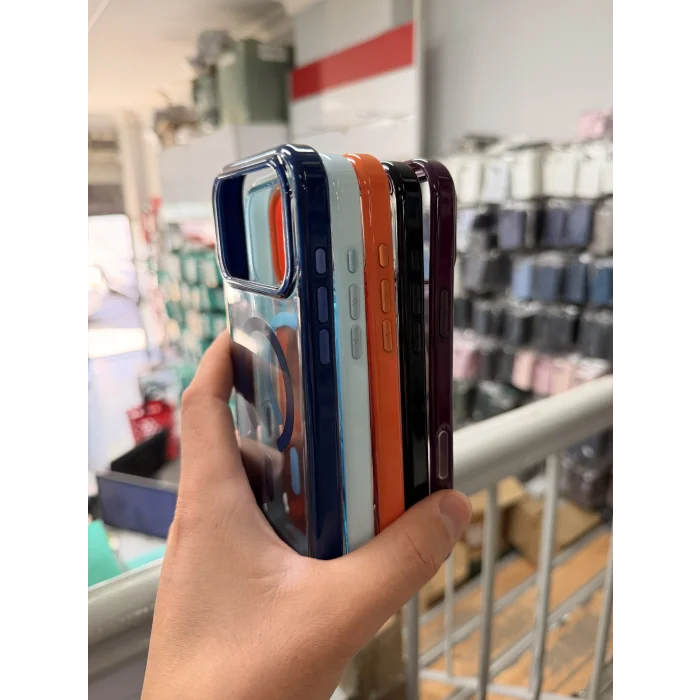 iPhone 18 Pro Max Hrf Magsafe Akıllı Tuşlu Sararmaz Kılıf