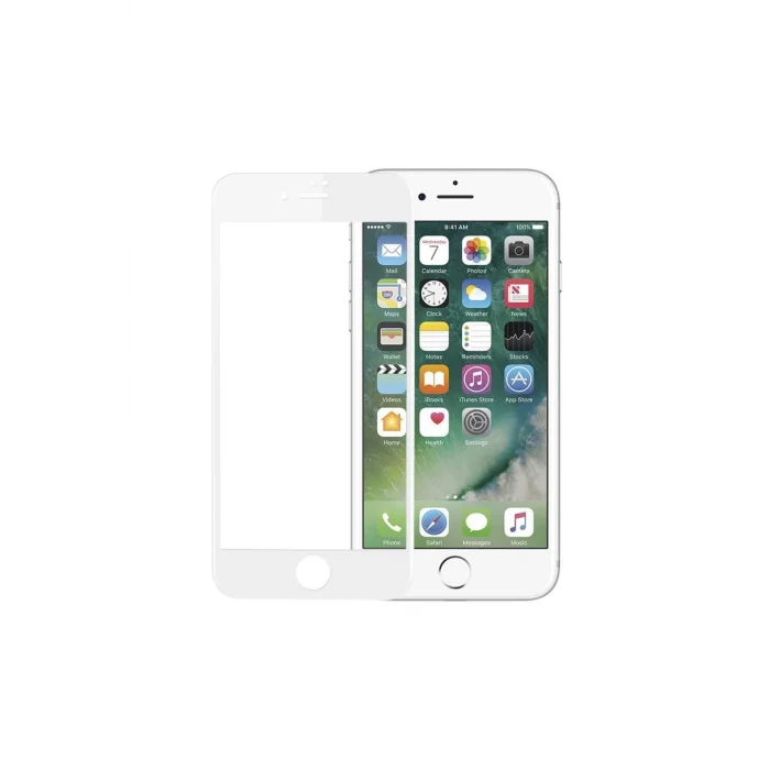 İphone 7-8 9D Full Cam Kavisli Ekran Koruyucu