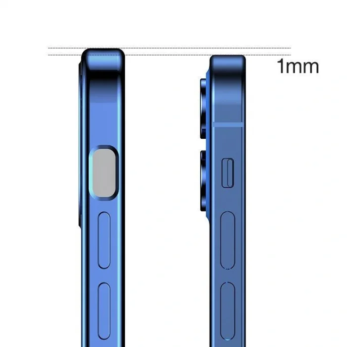 İphone New Beauty Elektro Çerçeveli Ultra İnce Kılıf