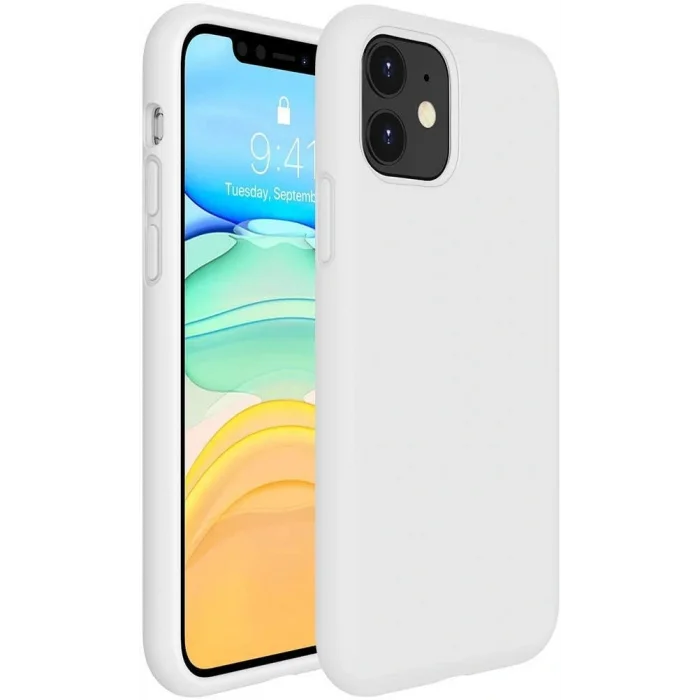 İphone Silikon Case Mikrofiber İç Arka Koruma Telefon Kılıfı