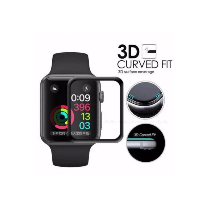 İphone Watch 42mm Polimer Nano Tam Kaplama Ekran Koruyucu