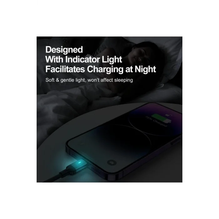 Joyroom 100W Typ-c To Lighting Metal Kablo 1,2m-Beyaz