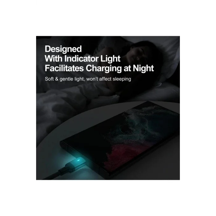 Joyroom 100W Type-Cden Type-C Örgü Şarj Ve Data Kablosu 3 Metre