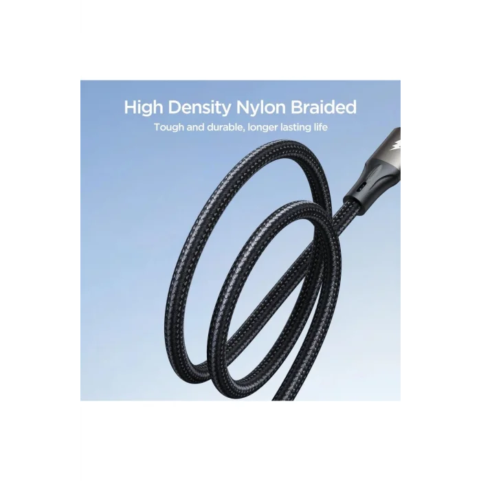 Joyroom 100W Type-C-Type-C Metal Hızlı Şarj Kablosu 1.2 Metre