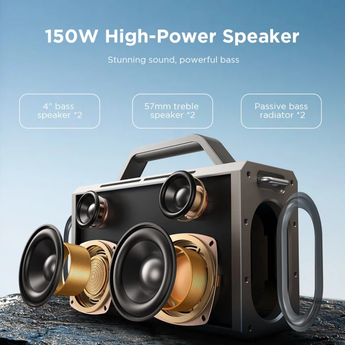 Joyroom JR-MW03 150w 2 Mikrofonlu 24.000 Mah Wireless Speaker