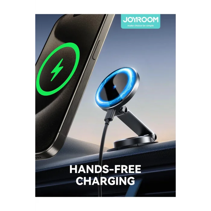 Joyroom 15w Magsafe Wireless Araç Şarj