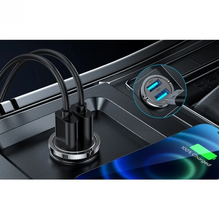 Joyroom 3,1A 2 Port Mini Fast Araç Şarj