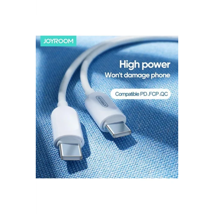 JOYROOM 60W TYP C TO TYP C 1 METRE KABLO