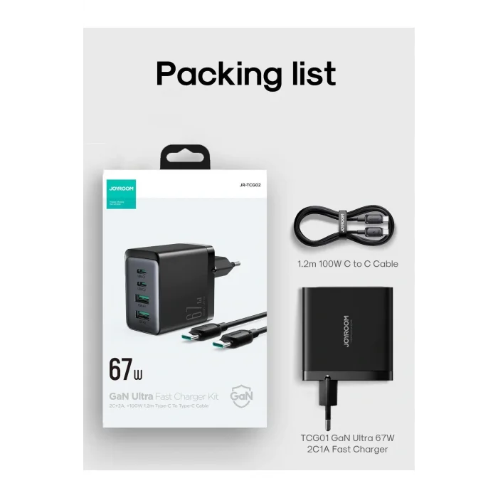 Joyroom 67 W Pd Usb Çoklu Şarj Kablosu