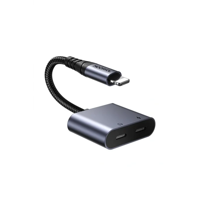 Joyroom Arama Destekli Audio Adapter Lightning - Dual Lightning