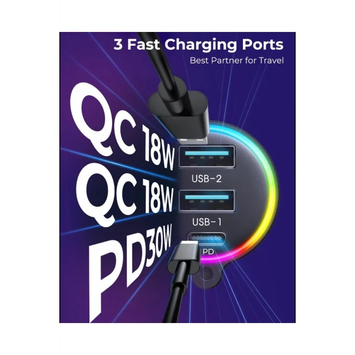 Joyroom Çoklu Araç şarj Wireless FM Transmitter