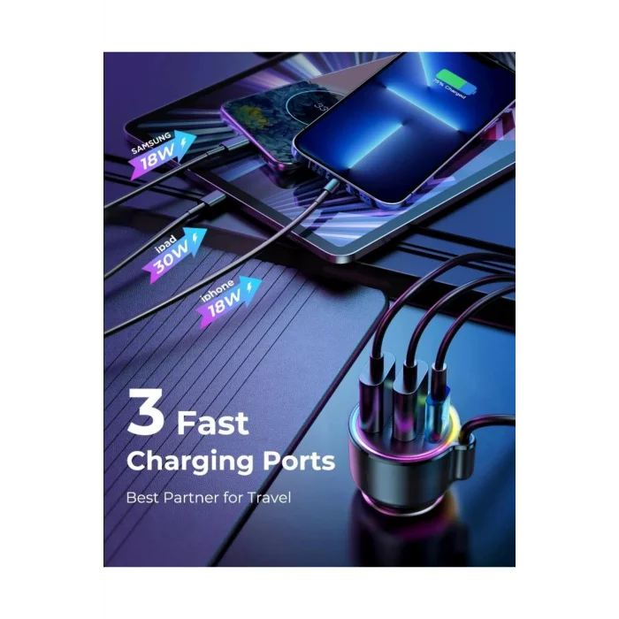 Joyroom Çoklu Araç şarj Wireless FM Transmitter