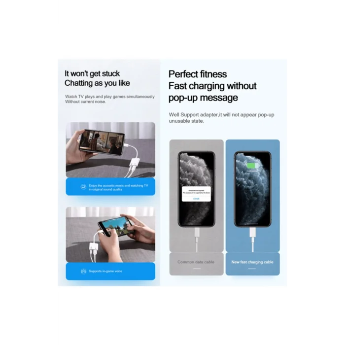 JOYROOM CONNECTÖR AUDİO+ŞARJ