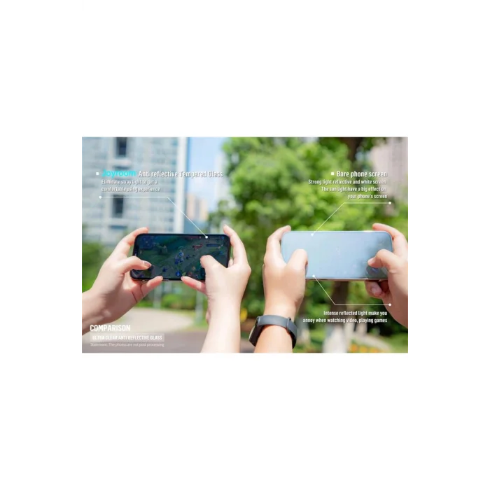 Joyroom İphone 16 Pro Anti-Reflection Gerçek Gorilla Glass Cam Ekran Koruyucu