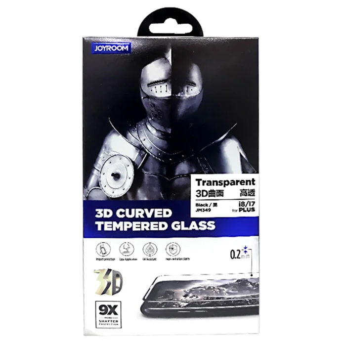 JOYROOM İPHONE 7-8 3D CURVED TEMPERED GLASS BEYAZ