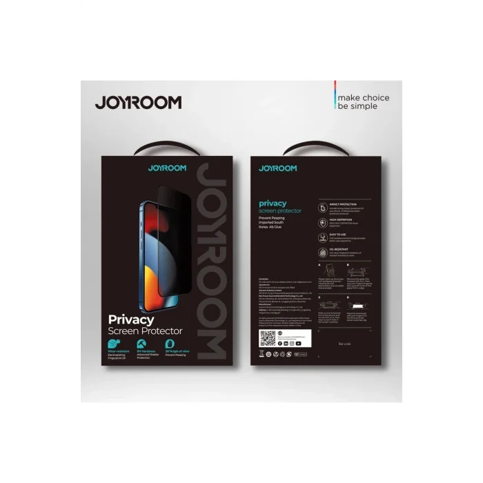 Joyroom JR-PF903 iPhone 13 Pro Max 2.5D Privacy Hayalet Ekran Koruyucu