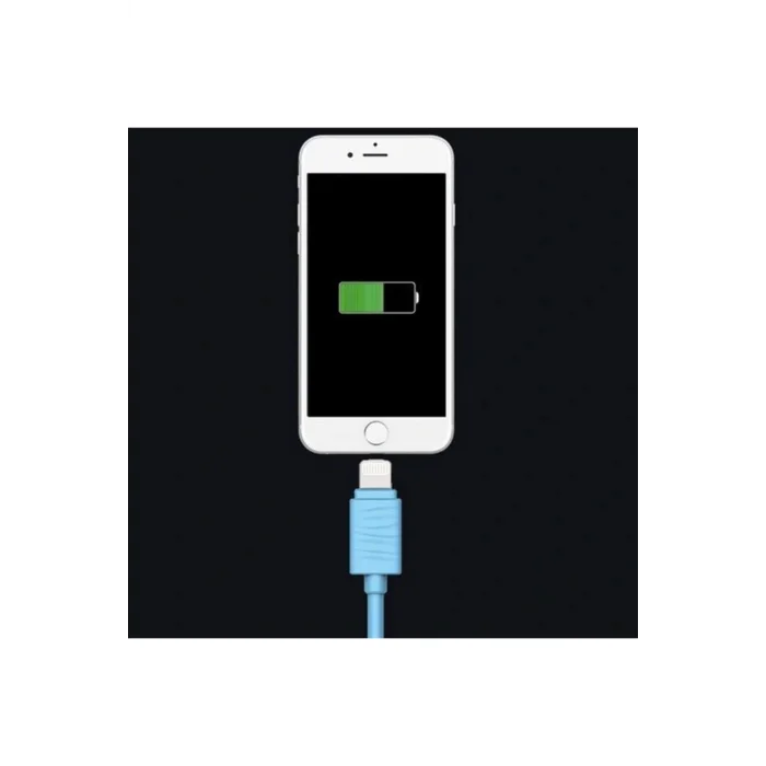Joyroom JR-S118 iPhone Lightning USB Hızlı Şarj ve Data Kablosu 1m Mavi