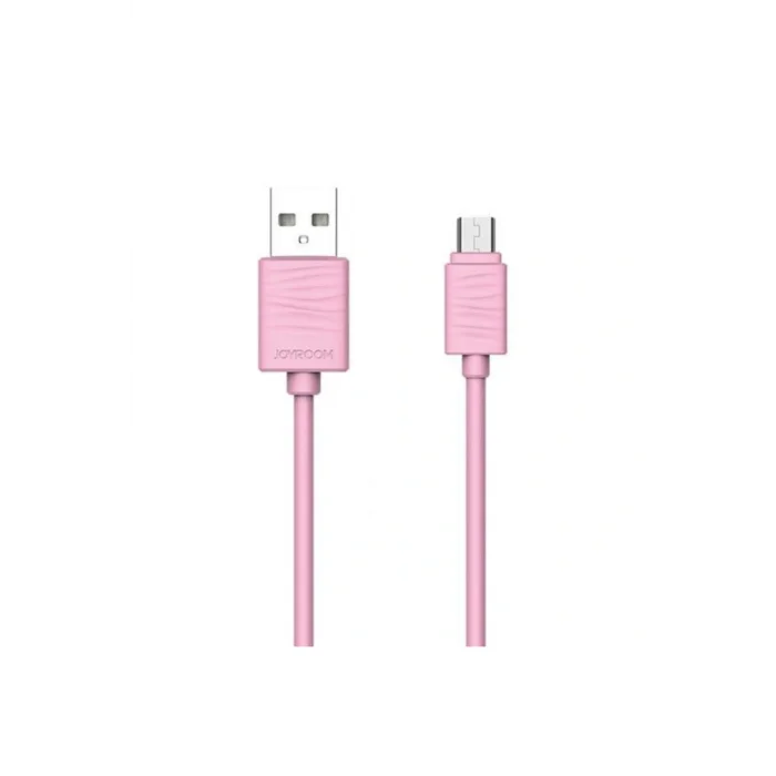 Joyroom JR-S118 Micro USB Hızlı Şarj ve Data Kablosu 1m Pembe
