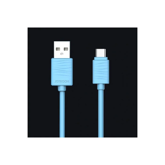 Joyroom JR-S118 Type-C USB Hızlı Şarj ve Data Kablosu 1m Mavi