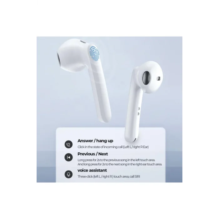 Joyroom JR-T09 Kablosuz TWS Bluetooth Kulaklık 5.0 BT