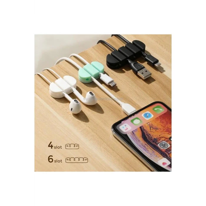 Joyroom Kablo Tutucu Organizer 2 Slot