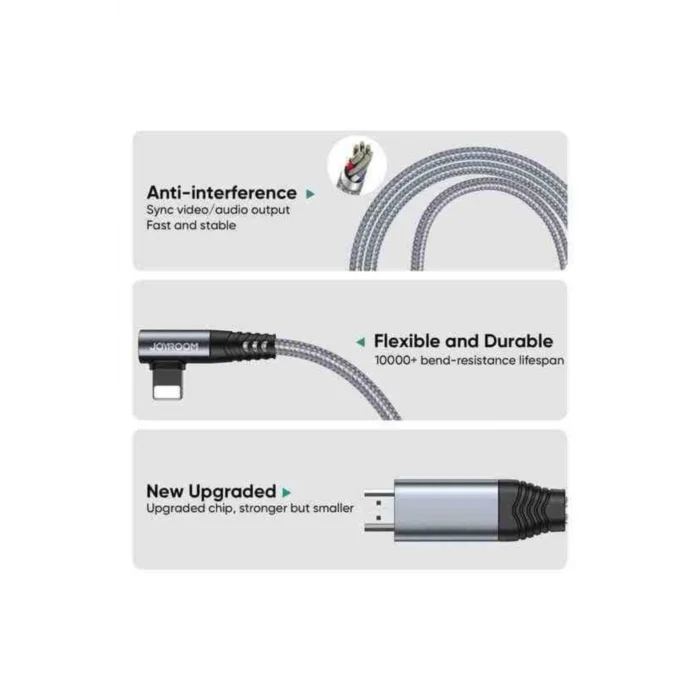 Joyroom Lighting to Hdmi 4K Kablo