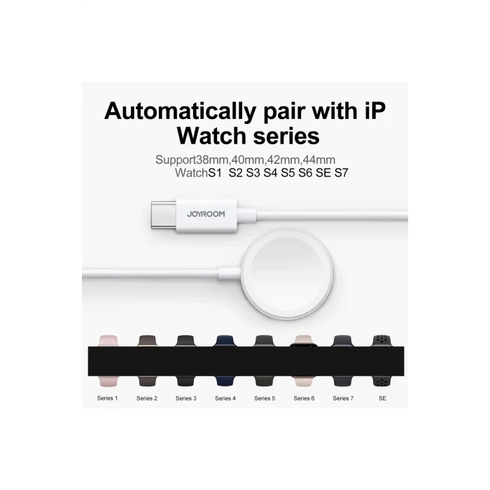 Joyroom Manyetik Type-C Giriş İphone Watch Kablosuz Şarj Aleti