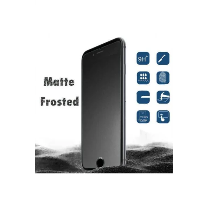 Joyroom Mat Full Cam iPhone 7-8 Plus Temperli Cam Ekran Koruyucu Siyah